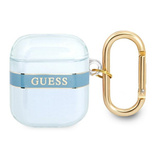 Guess GUA2HHTSB AirPods decken die blau/blaue Strap Collection ab