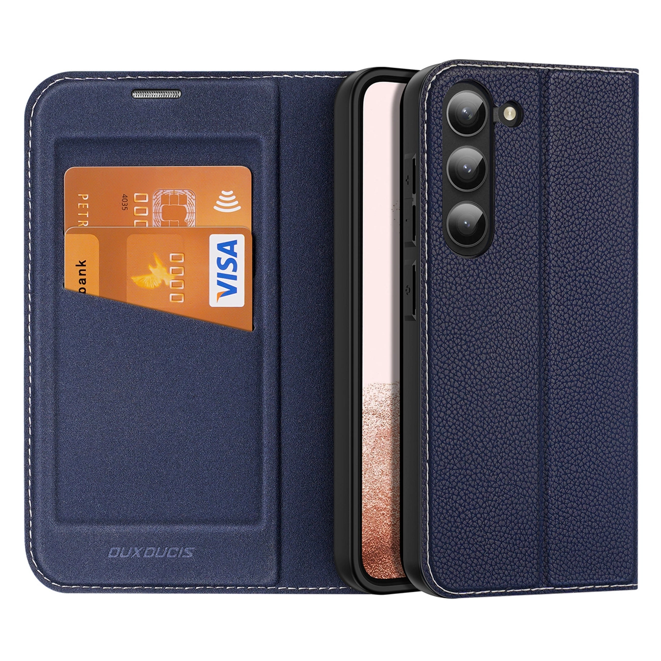 Dux Ducis Skin X2 case Samsung Galaxy S23+ flip case wallet stand blue -  B2B wholesaler.hurtel.com