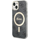 Guess 4G MagSafe Hülle für iPhone 14 – Schwarz