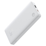 Baseus Airpow Lite 10000mAh 15W Power Bank with Baseus Simple USB-A - USB-C 30cm Cable - White