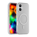 Magnetic Abrasive iPhone 17 Case Compatible with MagSafe - Matte White