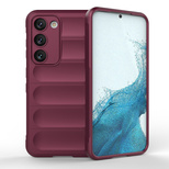 Magic Shield Case for Samsung Galaxy S23+ flexible armored cover burgundy