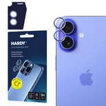 Szkło na obiektyw 3mk HARDY Lens Protection Pro do iPhone 17 - niebieskie