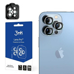 Camera Glass for iPhone 13 Pro Max / 13 Pro 9H for 3mk Lens Protection Pro Series Lens - Silver