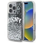 DKNY DKHCP16XLBNAEK iPhone 16 Pro Max 6,9&quot; schwarz/schwarzes Hardcase Liquid Glitter Arch Logo