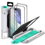 ESR UltraFit Panzerglas 2er-Pack für iPhone 17 Pro Max - transparent