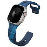 Uniq Stride De Rubber Strap for Apple Watch 44 / 45 / 46 / 49 mm - Blue