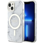 Guess GUHMP14MPCUMAH iPhone 14 Plus 6.7" white/white hardcase Marble MagSafe