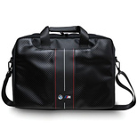 Torba BMW Carbon & Red Stripes na laptopa 16" - czarna