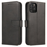 Magnet Case elegante Hülle mit Überschlag und Standfunktion für Motorola Moto G Power 2022 schwarz