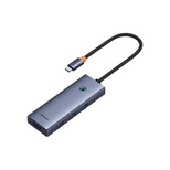 Hub USB Baseus UltraJoy Series 5w1 USB-C HDMI 4K 4x USB-A 3.0 - szary