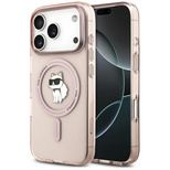 Karl Lagerfeld IML Choupette MagSafe Case for iPhone 17 Pro - Pink