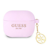 Guess GUA3LSC4EU AirPods 3 cover purple/purple Charm 4G Collection