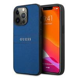 Guess GUHCP13LPSASBBL iPhone 13 Pro / 13 6.1&quot; blue/blue Saffiano Strap