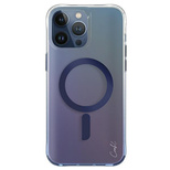 Uniq Coehl Dazze Magnetic Charging case for iPhone 15 Pro Max - blue