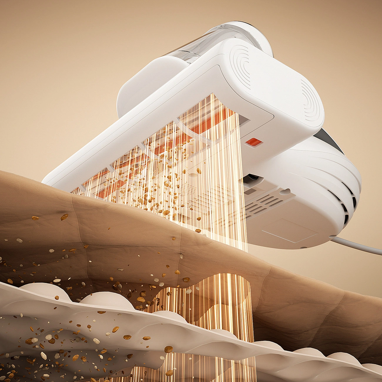 Odkurzacz UWANT skutecznie usuwa wszystkie zanieczyszczenia z materaca