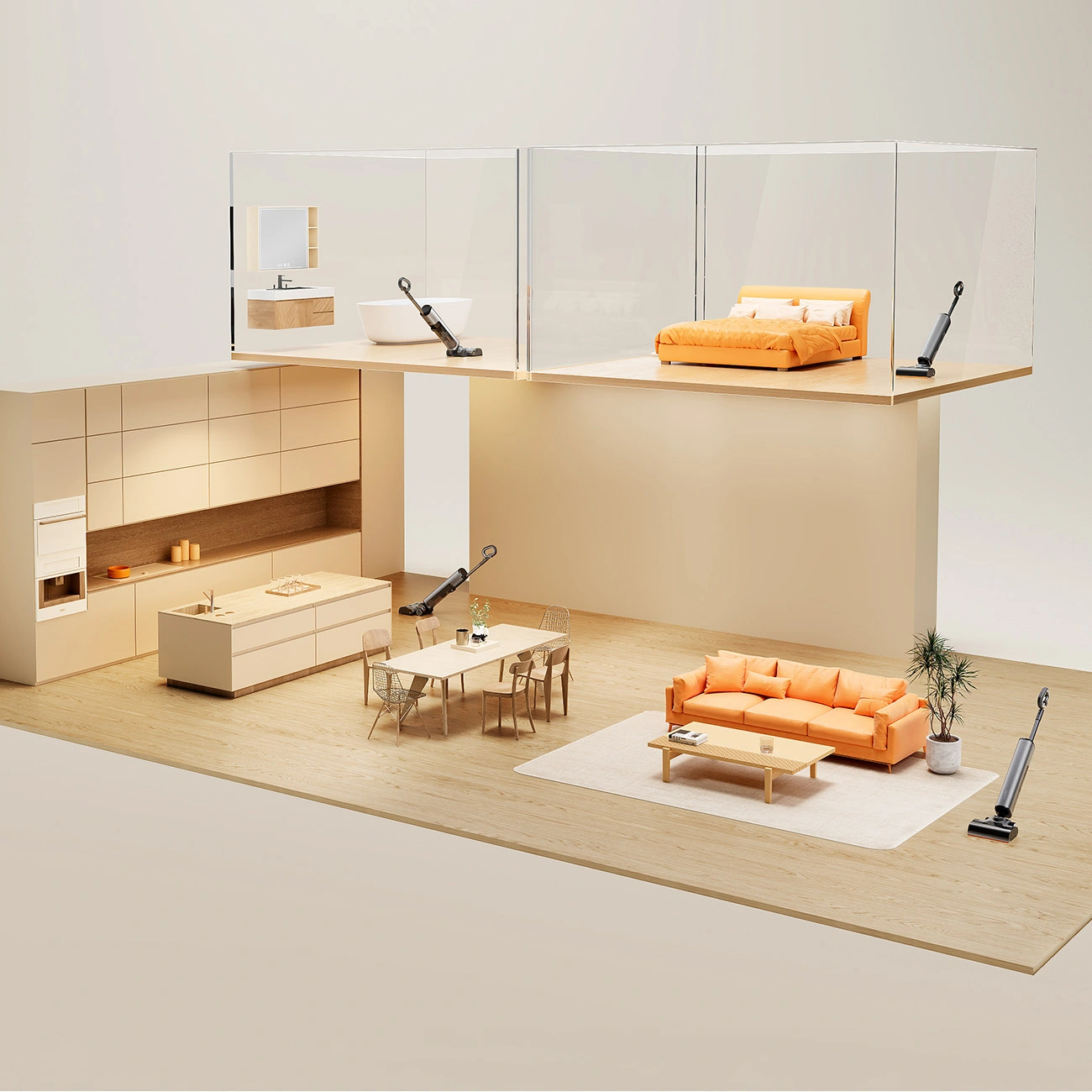 Odkurzacz UWANT znajduje zastosowanie w różnorodnych przestrzeniach