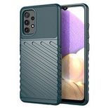 Thunder Case Flexibel Robuste Panzer Handyhülle TPU Schutzhülle für Samsung Galaxy A72 4G grün