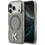 Karl Lagerfeld IML K Head Logo MagSafe Case for iPhone 17 Pro Max - Black