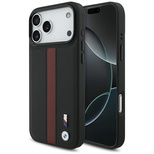 BMW M Perforated Stripe Logo MagSafe Case für iPhone 17 Pro Max – Rot