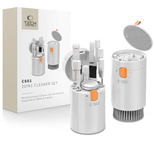 Wielofunkcyjny zestaw czyszczący Tech-Protect 20w1 do telefonu, tableta, laptopa i słuchawek - biały