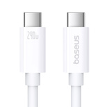 Baseus CB000066 USB-C - USB-C cable 240W PD 8K 60Hz 1m - white