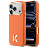 Karl Lagerfeld Karl Head Logo MagSafe Case for iPhone 17 Pro Max - Orange