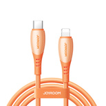 Kabel Joyroom S-A59 Vibrant Series 30W USB-C - Lightning 1,2m - pomarańczowy
