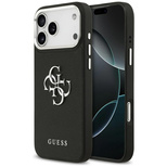 Etui Guess Grained Big 4G Classic Logo na iPhone 17 Pro Max - czarne