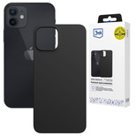 3mk Hardy MagSilicone Case für Apple iPhone 12 - Schwarz