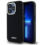 DKNY Plain Logo MagSafe Hülle für iPhone 15 Pro Max – Schwarz