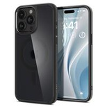 Spigen Ultra Hybrid Mag Case mit MagSafe für iPhone 15 Pro Max – Transparent und Schwarz