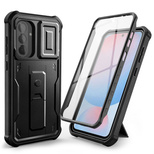 Tech-Protect Kevlar Cam+ Case für Samsung Galaxy A56 5G - Schwarz