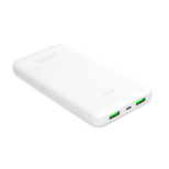 Powerbank Puro White 10000mAh 12W 2xUSB-A + USB-C - white