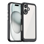 Outer Space Case with Gel Frame for iPhone 16 - Black