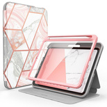 Etui Supcase Cosmo na iPad mini 6 2021 - różowy marmur