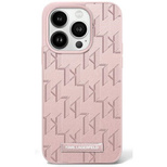 Karl Lagerfeld Hot Stamp Magsafe iPhone 16 Case - Pink