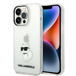 Karl Lagerfeld Ikonik Choupette case for iPhone 14 Pro - transparent