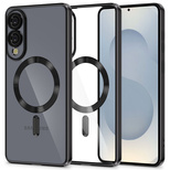 Etui Tech-Protect MagFlex MagSafe na Samsung Galaxy S25 Edge - przezroczysto-czarne