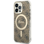 Guess GUHMP13LH4STW iPhone 13 Pro / 13 6.1" brown/brown hardcase 4G MagSafe