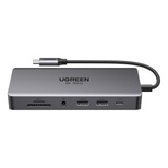 HUB Ugreen CM681 15978 13w1 USB-C - 2x USB-A 3.2 / 2x USB-A 3.0 / USB-C 3.2 / 2x HDMI / DisplayPort / RJ45 / SD i TF / AUX / USB-C PD