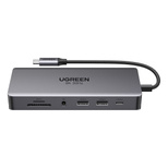 HUB Ugreen CM681 15978 13w1 USB-C - 2x USB-A 3.2 / 2x USB-A 3.0 / USB-C 3.2 / 2x HDMI / RJ45 / SD i TF / AUX / USB-C PD