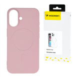 Wozinsky Silikonhülle MagSafe Kompatibel für Samsung Galaxy S24 FE - Rosa