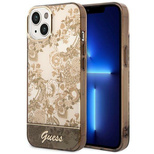 Guess GUHCP14MHGPLHC iPhone 14 Plus 6.7&quot; ocher hardcase Porcelain Collection