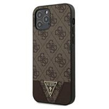 Guess GUHCP12MPU4GHBR iPhone 12/12 Pro 6.1&quot; brown/brown hardcase 4G Triangle Collection