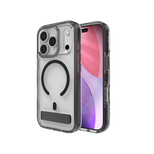 ZAGG Santa Cruz Snap KS MagSafe Case with Stand for iPhone 17 Pro - Clear and Black