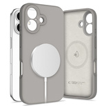 Tech-Protect Liquid Silicone MagSafe iPhone 16 Case - Gray