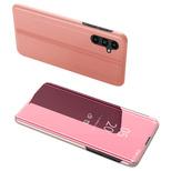 Clear View Case für Samsung Galaxy A54 5G Flip-Cover Pink