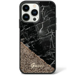 Guess GUHCP14LLCSGSGK iPhone 14 Pro 6.1" black/black hardcase Liquid Glitter Marble