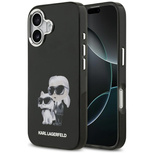 Karl Lagerfeld IML Aquarelle Karl &amp; Choupette &amp; Logo MagSafe Case for iPhone 17 - Black